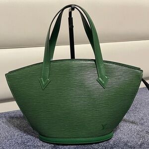 Louis Vuitton Epi Green St Jacques Handbag